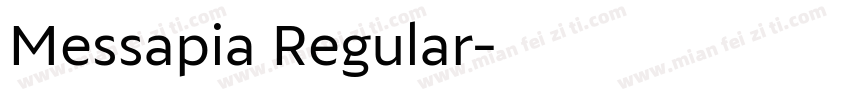 Messapia Regular字体转换